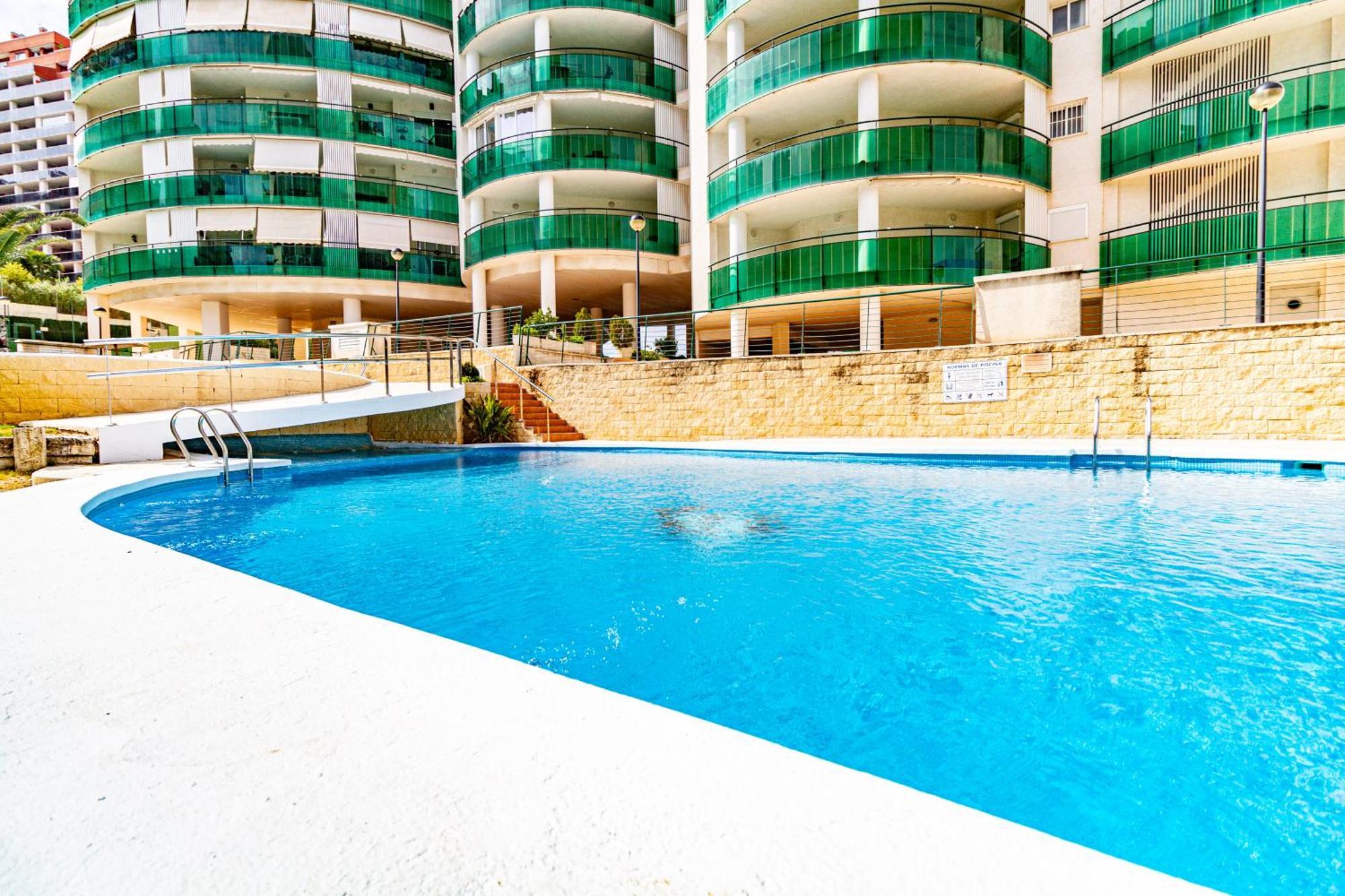 Apartment Vilapark With Pool, Free Parking, Terrace, Beach Benidorm Exterior photo